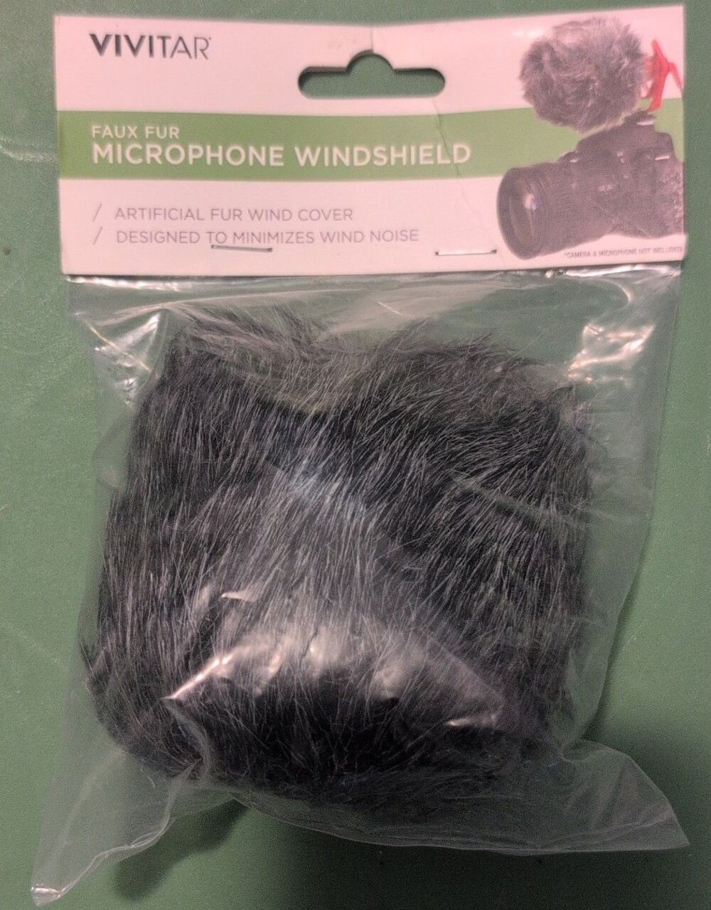 Vivtar faux fur microphone windshield 8 pack.  (8 individual microphone covers)